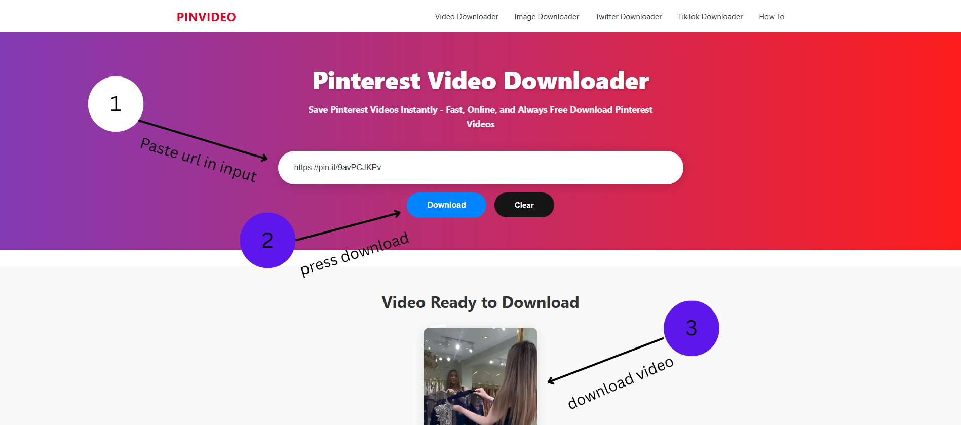 How to download Pinterest videos step by step